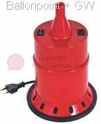 AS-E-Pumpe Ballon-Aufblasgerät mit großer Aufblasöffnung für 220 Volt, 50 Hz, 500Watt