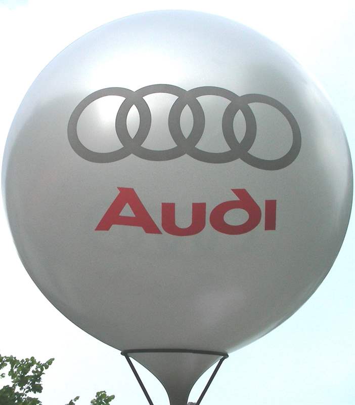 MR225-109-22H-G Ø~80cm emblem printed on two site, Balloons white