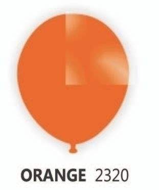 Ø 33cm    ORANGE Rundballon Nennweite 33cm/12inch Modell R100T, Packung zu 100 Stück