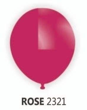 R100T-2321-00 nominal size 33cm/12inc Ø 26/36cm roundballoon Pastel color magenta/pink, non printed
