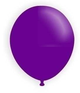 R100T-2323-00 nominal size 33cm/12inc Ø 26/36cm roundballoon Pastel color violet, non printed