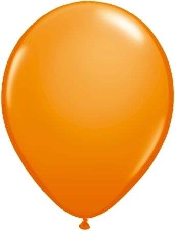 R085Q Ø 28cm / 11inch ORANGE  Luftballon , Umfang ~90/104cm ; Form Tropfenform/Birnenförmig