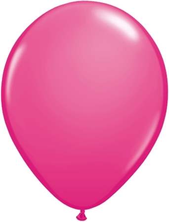 R085Q Ø 28cm / 11inch PINK Qualatex Luftballon Standardfarbe, Umfang ~90/104cm ; Form Tropfenform/Birnenförmig