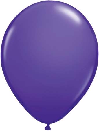 R085Q Ø 28cm / 11inch VIOLETT Qualatex Luftballon Standardfarbe, Umfang ~90/104cm ; Form Tropfenform/Birnenförmig