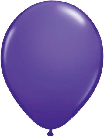 R085Q Ø 28cm / 11inch VIOLETT Luftballon Standardfarbe, Umfang ~90/104cm ; Form Tropfenform/Birnenförmig