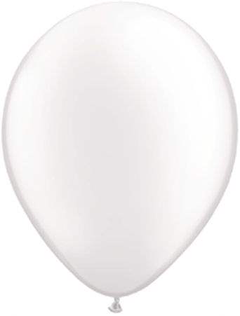 R130Q-081-00 nominal size 28cm/16inc Ø 39/49cm roundballoon Pastel color Sparkling PERLWEISS  081, non printed