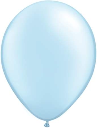 R130Q-083-00 nominal size 28cm/16inc Ø 39/49cm roundballoon Pastel color Sparkling HELLBLAUy 083, non printed