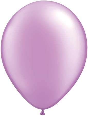 R085Q Ø 28cm / 11inch PERL  LAVENDEL Luftballon Kristallfarbe, Umfang ~90/104cm ; Form Tropfenform/Birnenförmig