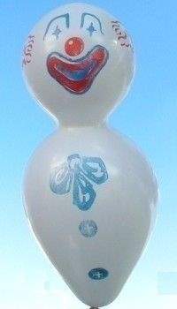 F12c-200-199-S Clown Clown dolly standard Balloon