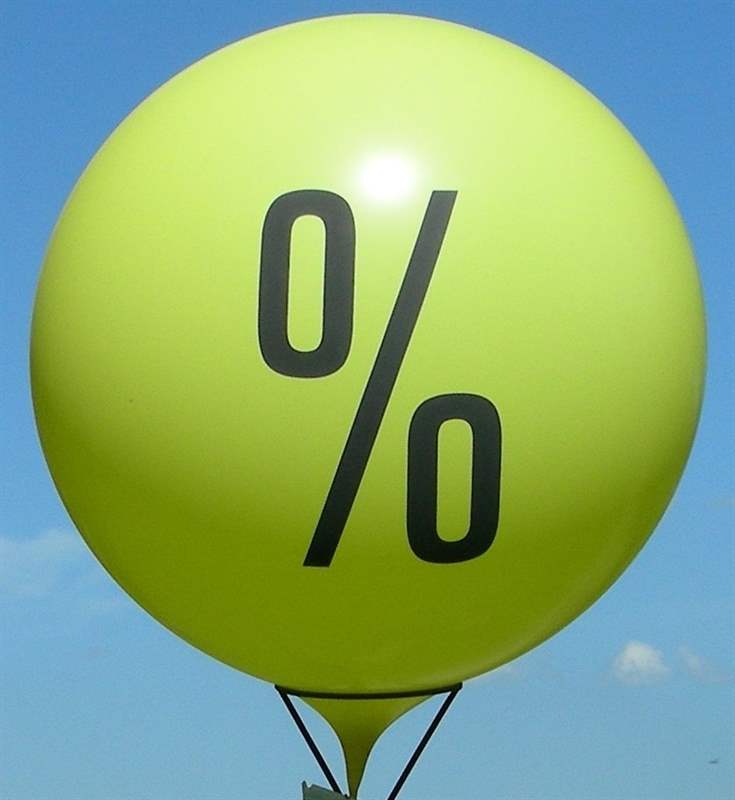 black % Ø 100cm (40inch), % Balloon WHITE with black % 2-sided 1coloublack printed, balloon spout at the bottom