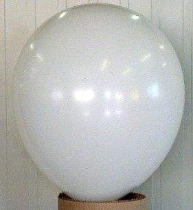 R150 Ø55cm     WEISS,  Größe Riesenballon Typ S - unbedruckt