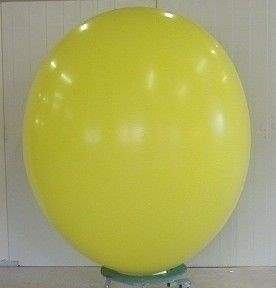 R350 Ø 120cm   GELB,  Größe Typ XXL - unbedruckt, Riesenballon extra stark