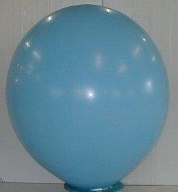 R350 Ø 120cm   HELLBLAU,  Größe Typ XXL - unbedruckt, Riesenballon extra stark