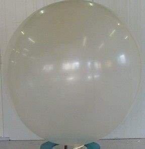 R350 Ø 120cm   TRANSPARENT/NATURFARBEN, ~ Größe Typ XXL - unbedruckt, Riesenballon extra stark