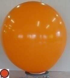 R450 Ø 165cm   ORANGE,  Größe Typ XXXL - unbedruckt, Riesenballon extra stark