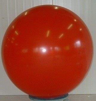 R650 Ø 210cm   ROT,  Größe Typ XXXXL - unbedruckt, Riesenballon extra stark