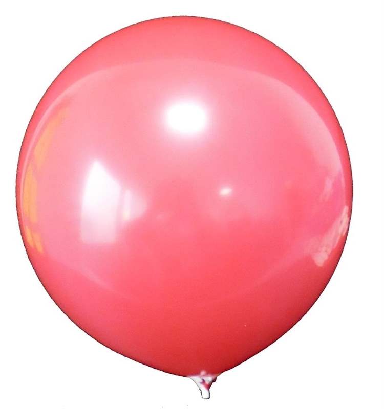 RR240QR Ø~90cm (36") ROT Größe Typ XS Kreisrund - unbedruckt.  Dekorations-Riesenballon