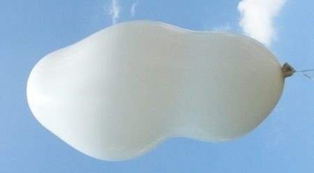 F22U-067-118-U Cloud ~67cm Standar, Balloon transparent