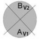 KR85/120-21V <b>Neuanfertigung</b> von <br />2 Druckklischee-Siebe für kleine Standardballons, bei <b>unterschiedlichem</b> Druck, 2seitig-1farbig, Druckfläche am Ballon ca.Ø13cm-17cm