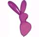 F01U Langohrhase 65cm, MAGENTA, Latexfigur Hase Ty