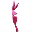 F01U Langohrhase 65cm, MAGENTA, Latexfigur Hase Ty