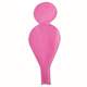 F12U Puppe ~55cm, PINK , Latex Figurenballon Puppe