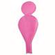 F12U Puppe ~55cm, MAGENTA , Latex Figurenballon Pu