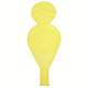 F12U Puppe ~85cm, GELB , Latex Figurenballon Puppe
