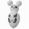 F05p Pandabär ~70cm groß, Latexfigur Standard, Ballonfarbe in WEiß, mit Standardaufdruck ohne Zubehö