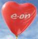 40cm breite Herzballons, extra stark  - PINK - mit Ihrem Wunschaufdruck, 1seitig 2farbig, Druck in Siebdrucktechnik
