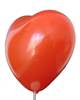 H030R/12 Deko-Herz breite 30cm,  es werden typische Lagerfarben geliefert, ohne Zubehör, unbedruckt zu je 100 Stück verpackt = 1 Packung - unbedruckt