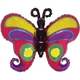 Schmetterling Kringel(M),  Figuren-Folienballon, Form E  ArtKat  F311
