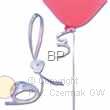 BG-10HG Ballongaspaket mit 10l Ballongasflasche, inkl. 100 Herz-Luftballons in Rot Typ H032T-101