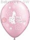 R085Q-0246-R nominal size 28cm roundballoon Colours pink, It's a Girl Soft Pony