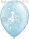 R085Q-0247-Latexballon Rund Geburt Ø28cm, Druck It's a Boy - Soft Giraffe