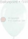 R85S-173-00 Fashion Pastel Rundballon in Ivory Ø~25/34cm mit einem Umfang ~80/92cm