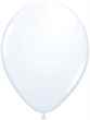 Ø 40cm  WEISS Nenngröße 40cm / 16inch Qualatex Rund-Luftballon R135Q