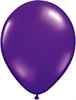 Ø 40cm  QUARZVIOLETT Nenngröße 40cm / 16inch transparent - Qualatex Rund-Luftballon R135Q