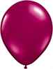 Ø 40cm  BURGUND Nenngröße 40cm / 16inch transparent Rund-Luftballon R135Q