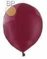 R100B-3024-U Nennweite 35cm Rundballon Crystal Bordeaux  Ø~30/39cm, Umfang ~93/110cm