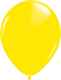 R075Q-2001-00-U nominal size 25cm (9 inch) roundballoon Pastel Ø 25cm color yellow, non printed
