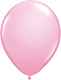 R075Q-2003-00-U nominal size 25cm (9 inch) roundballoon Pastel Ø 25cm color pink, non printed