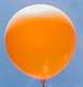 R85U-108-00-0 Rundballon in Orange Ø~28cm,