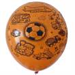 MR100-2999-51H-Boy Ø33cm Motivballon  Boy bunter Mix, Druck in schwarz mit Spielmotive für Buben Aufgedruckt