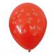 BMR100-51 wedding motiv balloon, balloncolor red, price per piece, 5 site printed