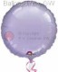 FOBR045-024BA Uni-Folienballon Ballonfarbe Pastel Lila, Form Rund Ø 45cm (18") unaufgeblasen