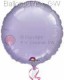 FOBR045-024BA Round-Foilballoon 18" 45cm, Solid colours pastel lila, uninflated, price per ea