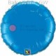 FOBR045-043BA Uni-Folienballon Ballonfarbe Saphirblau, Form Rund Ø 45cm (18") unaufgeblasen