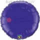 FOBR045-044BA Round-Foilballoon 18" 45cm, Solid colours Quartz Purple, uninflated, price per ea