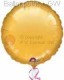 FOBR045-121E Uni-Folienballon Ballonfarbe in Gold, Form Rund Ø 45cm (18") unaufgeblasen